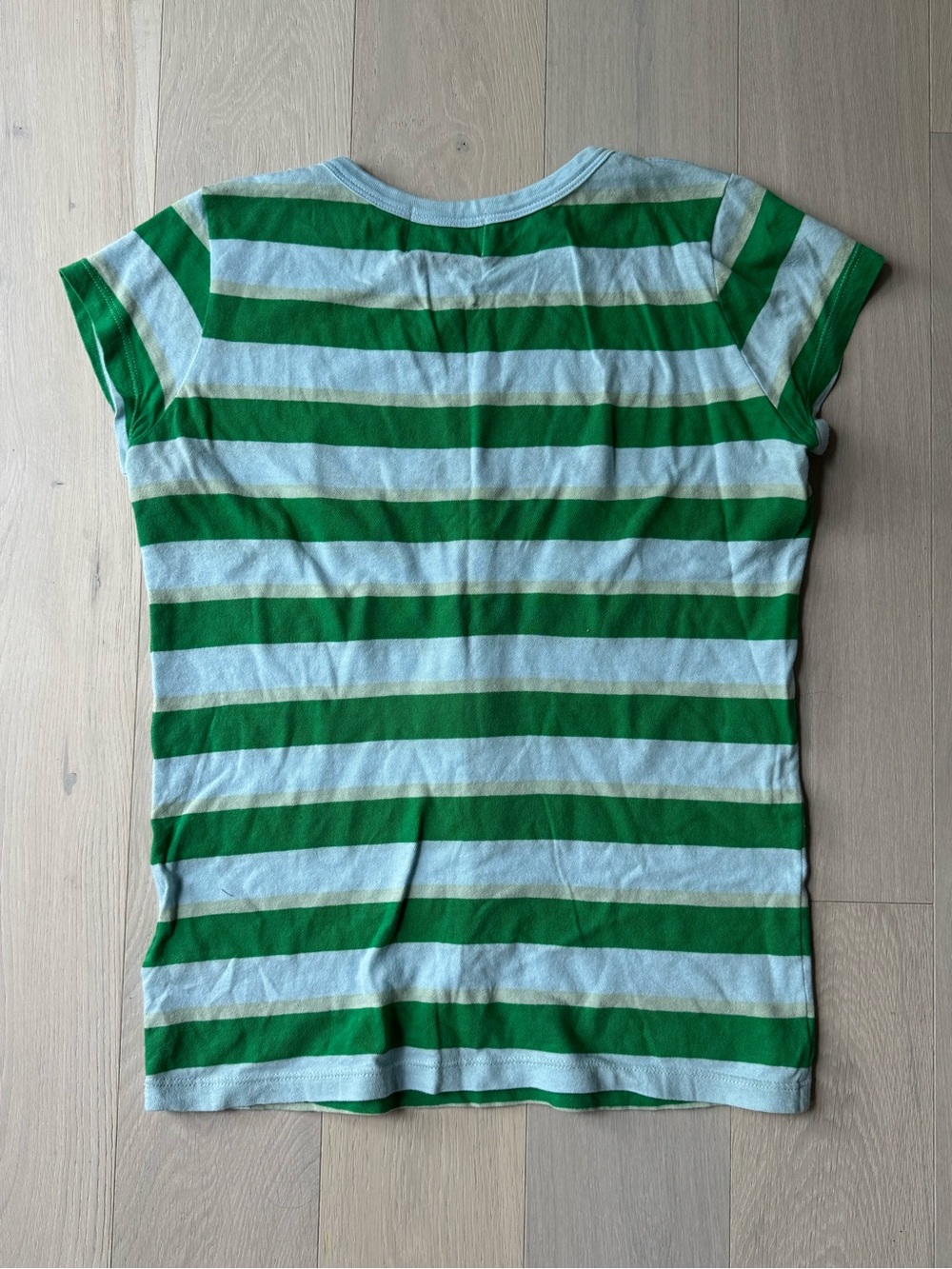 juicy couture green and blue striped tee - Picture 3 of 3